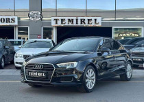 2018 AUDİ A3 SEDAN 1.6TDI DESİGN LİNE SİYAH 132BİN KM BOYASIZ !*