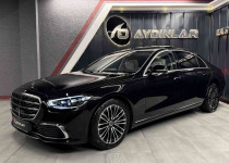 2023~BAYİİ~MERCEDES S400d L 4MATIC~BOYASIZ~SADECE 7.000 KM~AHŞAP