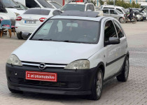 Ç2 DEN PEŞİN VE KREDİ KARTINA 12,AY TAKSİT İMKANI İLE 2003 OPEL CORSA ALMA İMKANI