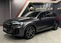 2024~BAYİ~Q7 50TDI~BOYASIZ~SADECE 9.000 KM~İ&Ccedil; ve DIŞ SLİNE+BLACK