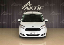 AKTİF den 2015 FORD COURİER 1.5 TDCI DELÜX BEYAZ BAKIMLI. .